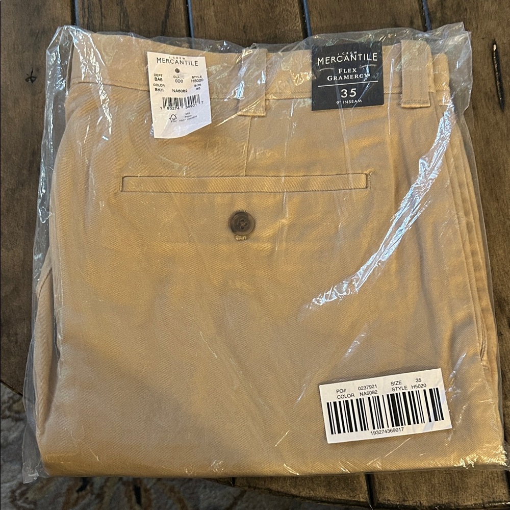 Men’s Flex Gramercy Chino Shorts - Khaki, Size 35